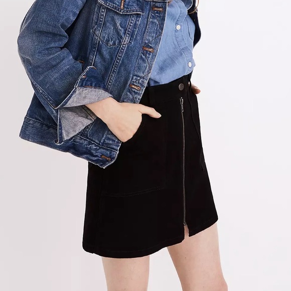 Madewell Dresses & Skirts - Madewell Sz 31 Zipper Front Denim Skirt EUC